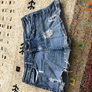 Denim shorts